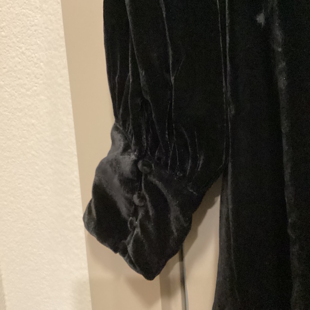 Alexia Admor Willa Bishop Sleeve Velour Dress, size 10 - Picture 9 of 11